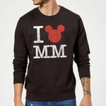 Disney Mickey Mouse I Heart MM Sweatshirt - Black - XL - Black
