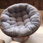 Hanging Basket Chair Pad,Round Wicker Rattan Chair Cushion,Soft THICKED Hammock Swing Seat Cushion,Papasan Throw Pillow Without Chair J 80x80cm(31.5x31.5inch)