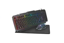 LogiLink ID0185 Gaming Combo Set Tastatur / Maus / Mauspad