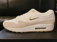 Women's Nike Air Max 1 Premium SC UK 9.5 (EUR 44.5 Summit White Metallic Gold