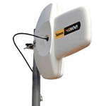 3G/4G Outdoor Antenna, Amplifier, IP53, 7.5m cable, white