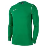 Nike Park20 Crew Top Sweatshirt Mixte Enfant, Pine Green/White/(White), FR : M (Taille Fabricant : M)