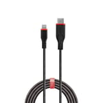 LINDY 0.5m Reinforced USB Type C to Lightning Charge & Sync Cable LINDY 31285 0.