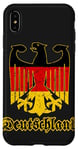 Coque pour iPhone XS Max Blason République Fédérale Allemagne Aigle Drapeau Gothique