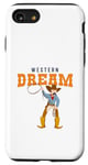 Coque pour iPhone SE (2020) / 7 / 8 Western Dream Horseback Rider Rodéo Cowgirl Cowboy