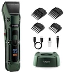 VGR Hair Clippers Men - Professional Barber Electric Beard Trimmer with Ceramic