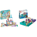 LEGO 43219 Disney Princess Creative Castles​, Toy Castle Playset & 43213 Disney Princess The Little Mermaid Story Book Buildable Toy