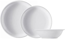 MALACASA Aviva Porcelain China Dinnerware Set - Service for 12