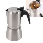 Stovetop Coffee Maker 304 Stainless Steel Moka Pot Induction Cooker Coffee