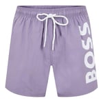 BOSS Mens Swim Shorts Medium Purple XL