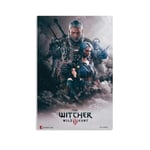 YZLI The Witcher 3 Wild Hunt Canvas Art Poster and Wall Art Picture Print Modern Family bedroom Decor Posters 24x36inch(60x90cm)