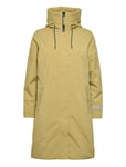 W Victoria Insulated Rain Coat *Villkorat Erbjudande Outerwear Rainwear Coats Beige Helly Hansen