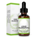 Natural Deodorant 59ml Chlorophyll Liquid Drops Alcohol & Gluten Free Liquid Chlorophyll Energy Supplement, Immune Support,