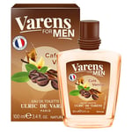 ULRIC DE VARENS - Eau de Toilette Varens For Men - Café Vanille - Fougère Orientale Marine - Parfum Homme - Vaporisateur - Made in France - 100 ml