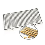 Beauneo 1pc Carbon Steel Non-stick Cooling Rack Cooling Grid Baking Tray For Biscuit Cookie Pie Bread Cake Baking Rack