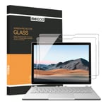 [2 Pack] MEGOO Surface Book 2/1 Screen Protector,Tempered Glass, Easy Installation, Bubbles Free, Smooth Touching, Anti-Scratch Screen Protector-13.5 Inch