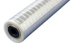 We Can Source It Ltd - 80cm Wide Clear White Dot Patterned Cellophane Roll - Florist/Hamper Film Wrap - 100 Meters