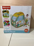 Fisher Price Dream House Ball Pit Playset Balls And Basketball Hoop Tent Set