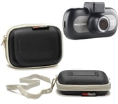 Navitech Black Water Resistant Dash Cam Case Cover Compatible With The APEMAN Dual Lens In Car Dash Cam