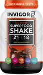 INVIGOR8 Superfood Shake (Chocolate Brownie) Gluten-Free and Non GMO Meal Replac