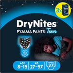 Huggies DryNites, Pyjama Pants for Boys - Sizes 8-15 Years 27 Pants - Night Time