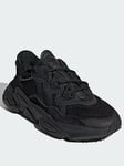 adidas Originals Junior Unisex Ozweego Trainers - Black, Black/Black, Size 4 Older