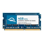 8GB OWC PC4-19200 2400MHz DDR4 CL17 SO-DIMM Memory Kit (2 x 4 Go)