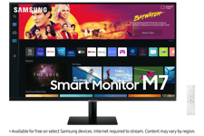 Samsung 32" M70B UHD, USB-C Smart Monitor with Speakers & Remote in Black (LS32BM700UPXXU)