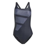 adidas Maillot de Bain pour Femme Adulte Big Bars Graphic Swimsuit