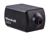 Marshall CV574 NDI 4K UHD Mini Broadcast Camera with 4.0mm Interchangeable Lens - NDIHX3, IP & HDMI Outputs