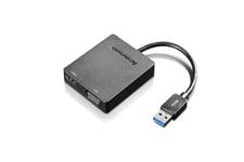 Lenovo Universal USB 3.0 to VGA/HDMI Adapter Ekstern videoadapter - SuperSpeed USB 3.0