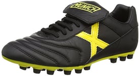 Munich Men's Mundial Boots - Black/Yellow, Size 7
