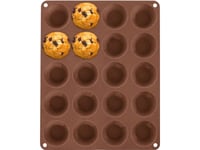 Orion Silikonform För Bakning Av Minimuffins Små Muffinsformar 20 Stycken