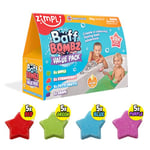 Zimpli Kids Lot de 20 bombes de bain étoilées pour créer une aventure de bain colorée et pétillante pour enfants, cadeau d'anniversaire pour garçons et filles, non toxiques