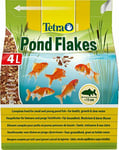 Tetra Pond Flake, Complete And Varied Fish Food For Young And Small Pond Fish,