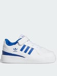 adidas Originals Boy's Infant Forum Low Trainers - White/Blue, White/Blue, Size 6