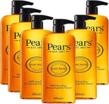 6 x Pears Original Body Wash, Pure & Gentle Wash With Natural Oils 500ml