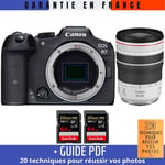Canon EOS R7 + RF 70-200mm F4 L IS USM + 2 SanDisk 64GB Extreme PRO UHS-II SDXC 300 MB/s + Guide PDF 20 techniques pour réussir vos photos