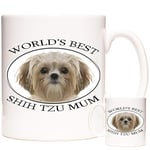 Shih TZU Gift Mug World's Best Shih Tzu Mum. Tea, Coffee or hot Chocolate Mug.