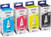 Genuine Original Epson EcoTank Multipack 664 ink ET-2600, ET-2650-VAT INCLUDED