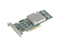 Super Micro Supermicro Aoc-S3916l-H16ir-32Dd - Speicher-Controller - Sata 6Gb/S / Sas 12Gb/S - Lågprofil - Raid 0, 1, 5, 6, 10, 50, 60 - Sas 12Gb/S (Aoc-S3916l-H16ir-32Dd-O)
