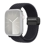 Dux Ducis Mixture Pro - Apple Watch 9/8/7/6/5/4/3/2/1/SE - 41/40/38mm - Magnetisk tekstil urrem - Midnight