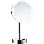Smedbo Outline sminkspegel med belysning, Ø20 cm, krom