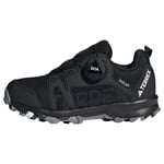 adidas Terrex Agravic BOA RAIN.RDY Trail Running Shoes, Core Black/Cloud White/Grey Three, 2 UK