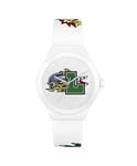Lacoste Analogue Quartz Watch for Men with White Silicone Bracelet - 2011232