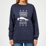 National Lampoon Griswold Vacation Ugly Knit Women's Christmas Jumper - Navy - L
