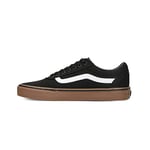 Vans Men's Mn Ward Sneaker, Black Canvas Black Gum 7hi, 6.5 UK