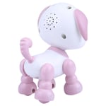 (Pink) Robot Dog LED Record Remote Control Robot Dog Toy For Kids Act♡