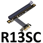90cm R13SC Convertisseur de câble d'extension PCI-E x16 x1, pcie 1x à 16x, pour ordinateur de jeu gtx 1080 ti Nipseyteko