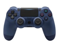 PS4 for controller, wireless PS4 Bluetooth joystick for PS4 controller, suitable for the Playstation 4 gamepad, high-precision remote control function with double vibration Midnight blue